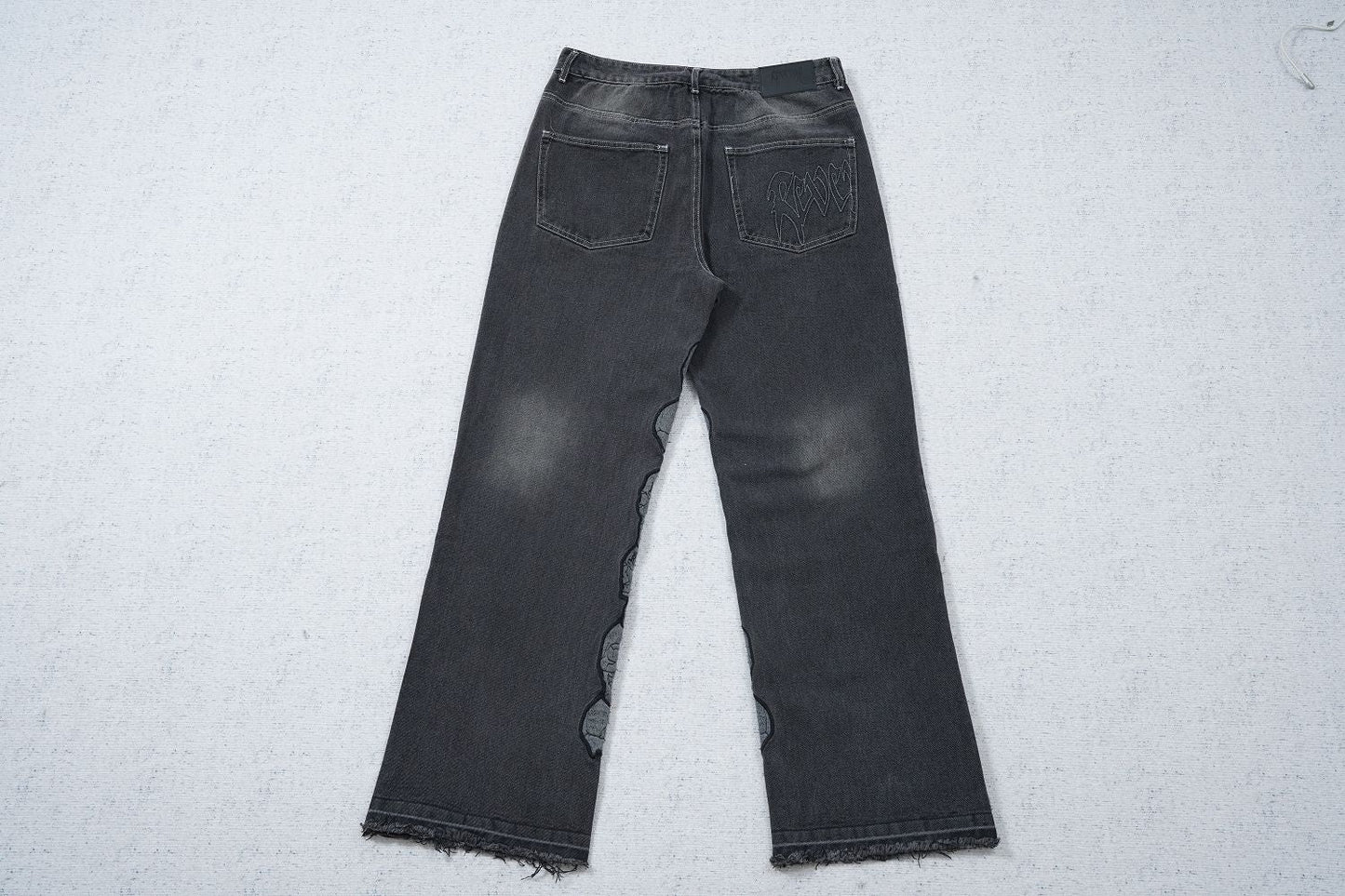 Revenge Skull Patch Denim Pant