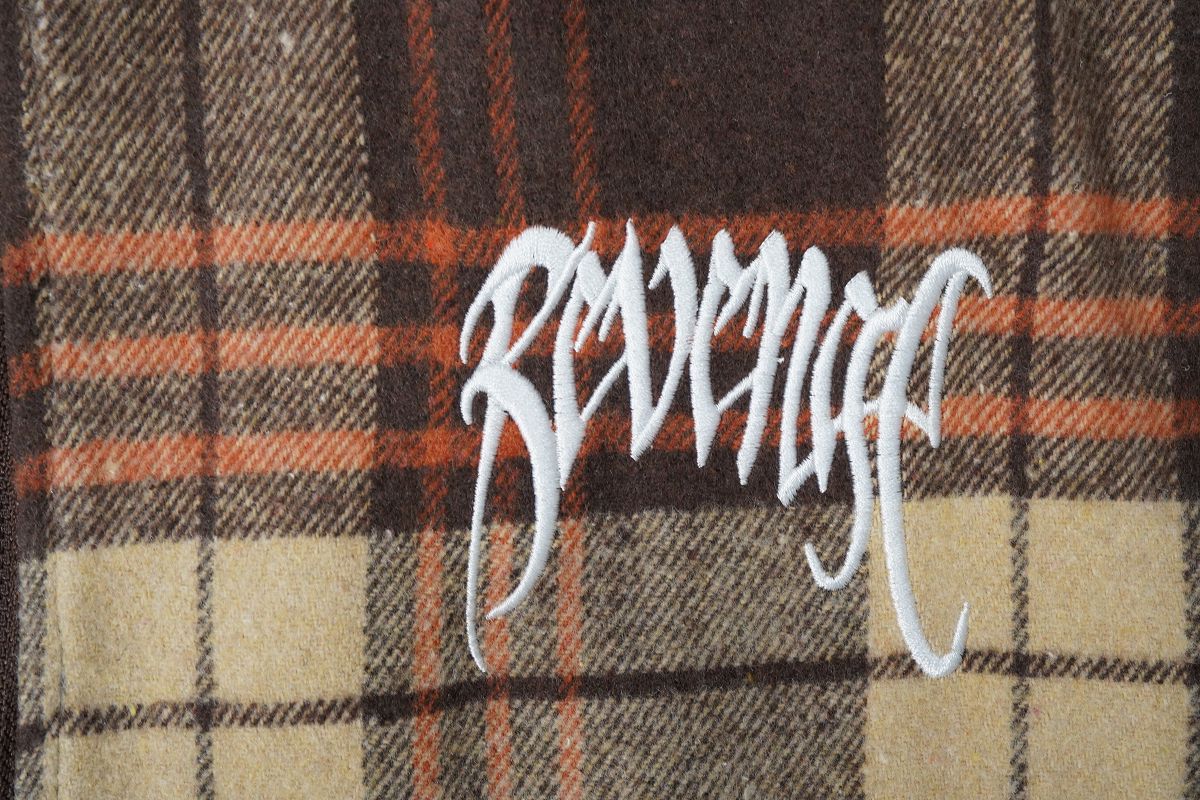 Revenge Embroidered Flannel Shirt