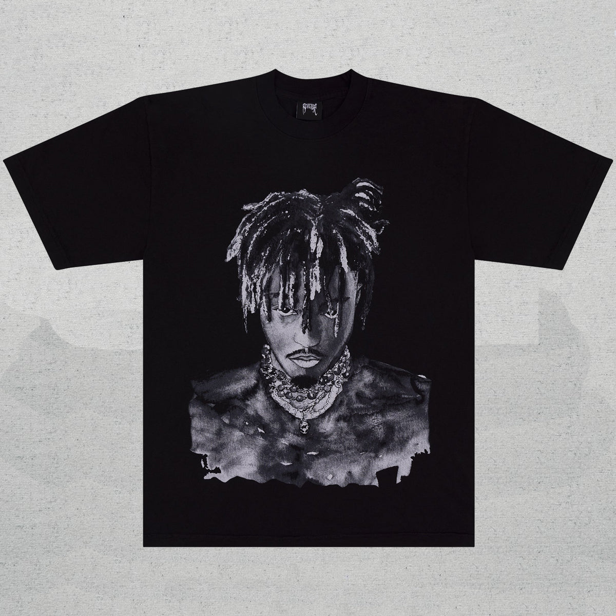 Revenge Juice Wrld 999 Graphite Portrait Tee