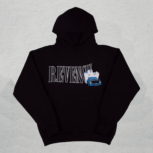 Revenge x Juice Wrld 999 Burnout Hoodie