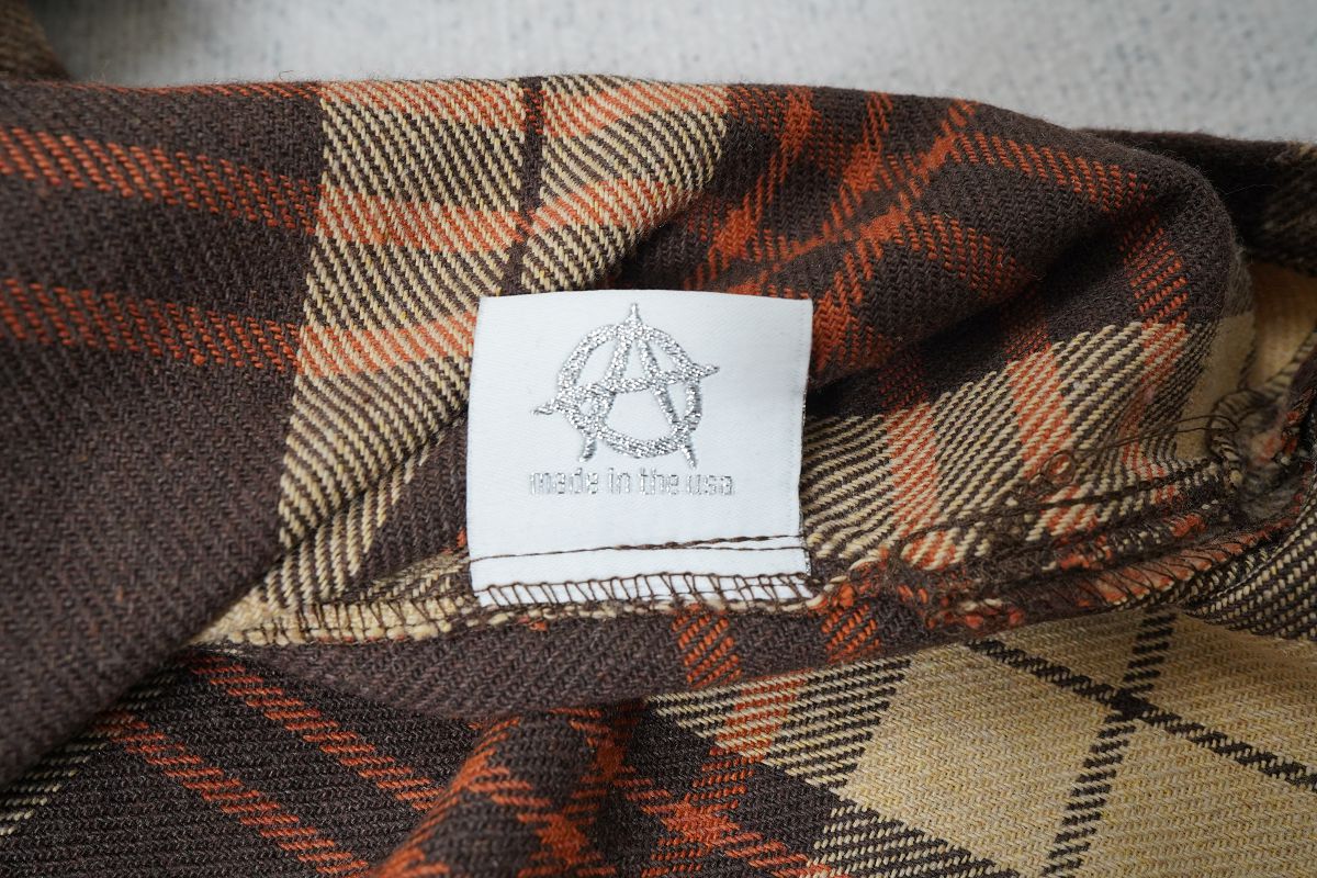 Revenge Embroidered Flannel Shirt