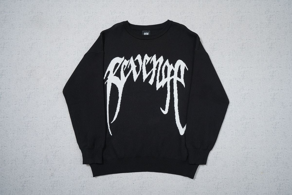 Revenge Knit Logo Crewneck Sweater